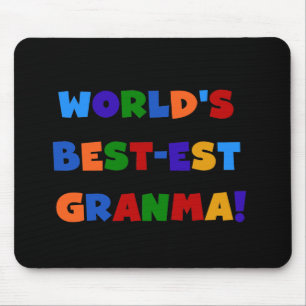 Tapis De Souris Couleurs lumineuses du Meilleur-est Granma du