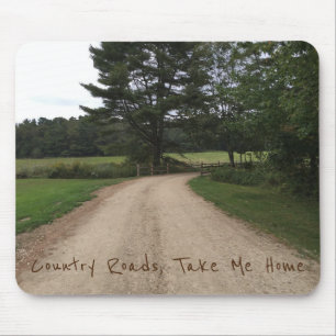 Tapis De Souris Country Roads Mouse Pad