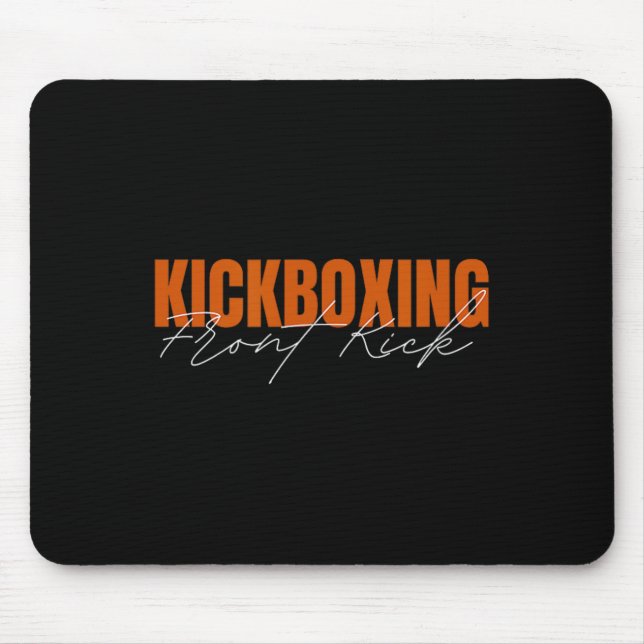 Tapis De Souris Coup de pied avant kickboxing (Devant)