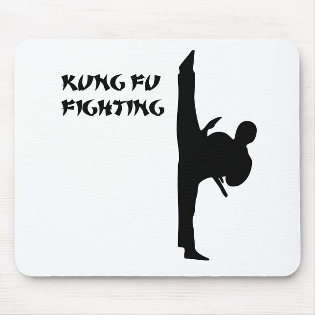 Tapis De Souris Coup-de-pied d'avant de Kung Fu (Devant)