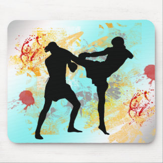 Tapis De Souris Coup-de-pied de tête de MIXED MARTIAL ART