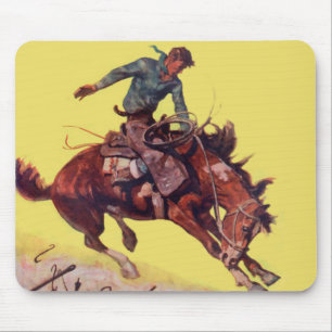 Tapis De Souris Coup sur le cowboy