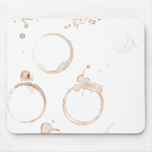 Tapis De Souris Coupe café tache café jetez oreiller (Devant)