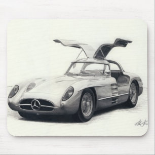 Tapis De Souris Coupé de Mercedes 300SLR