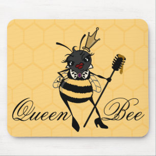 TAPIS DE SOURIS COUPE DE SOURIS QUEEN BEE HORIZONTAL HONEYCOMB