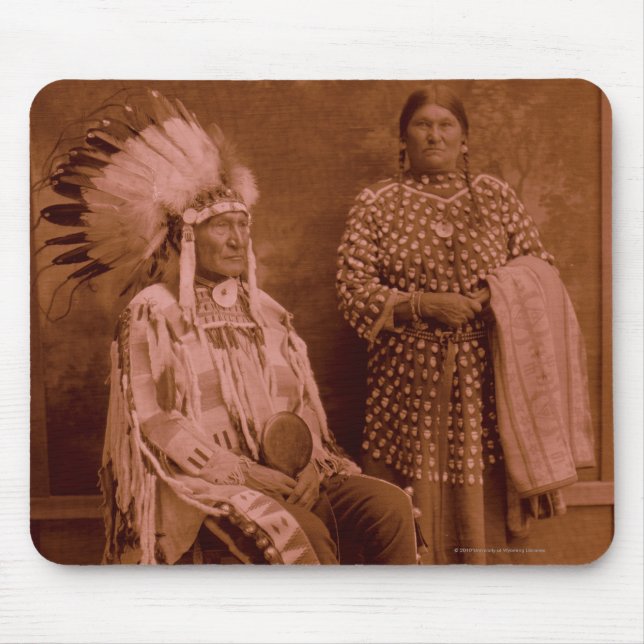 Tapis De Souris Coupe les oreilles de l'ours et l'épouse - (Devant)