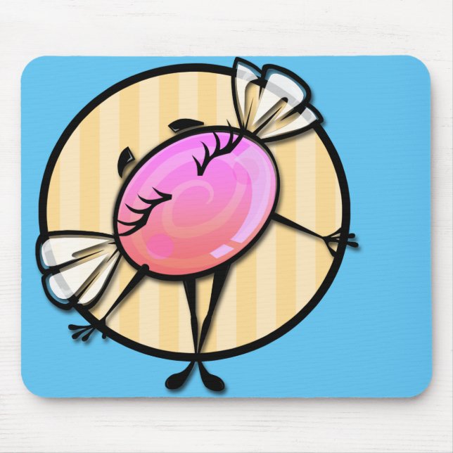 TAPIS DE SOURIS COUPER CANDY FILLE ILLUSTRATION MOUSE PAD (Devant)