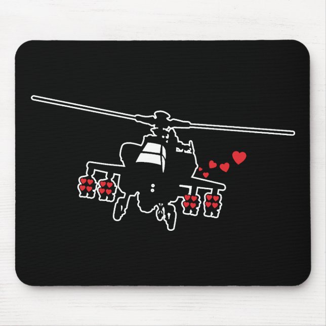 Tapis De Souris Couperet d'attaque de machine d'amour (Devant)