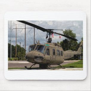 Tapis De Souris Couperet vintage de militaires de l'ère Uh-1 Huey