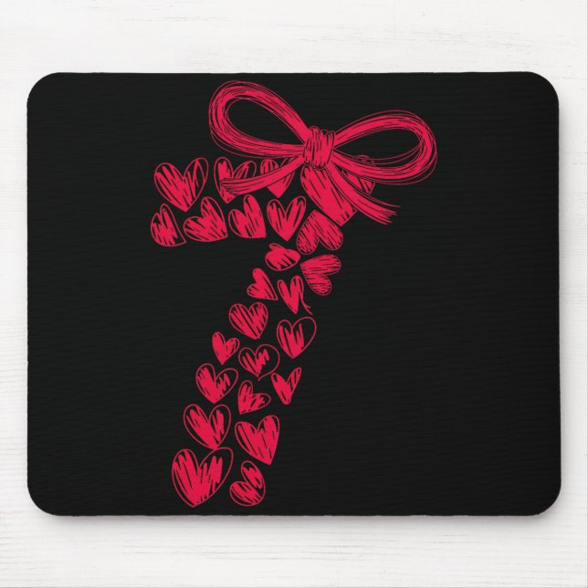 Tapis De Souris Couple 7 67 - Cute Six Seven Hearts Matching 67 Va (Devant)