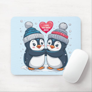 Tapis De Souris Couple de pingouin