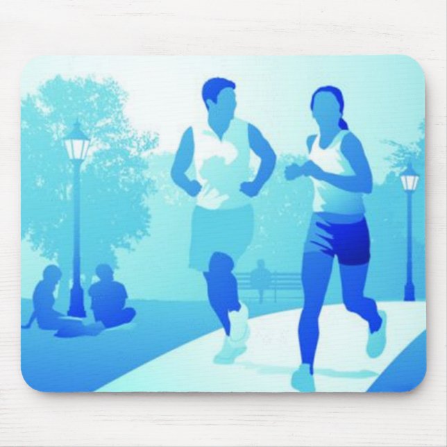 Tapis De Souris Couple Jogging mousepac (Devant)