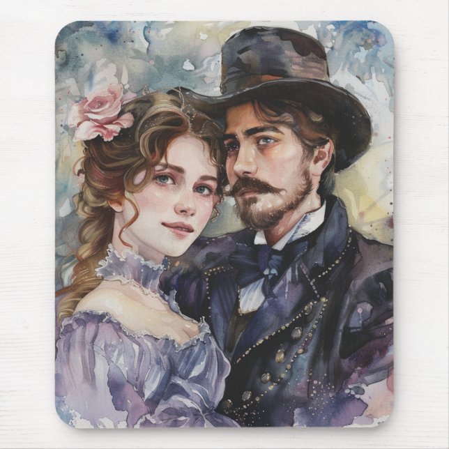 Tapis De Souris Couple Victorien (Devant)