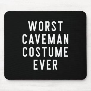 Tapis De Souris Couples Costume Halloween Chemises Pire Caveman Co