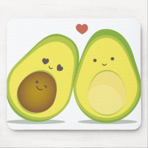Tapis De Souris Couples mignons d'avocat