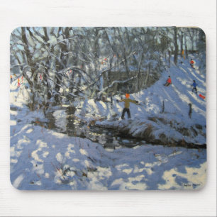 Tapis De Souris Courant Derbyshire d'hiver