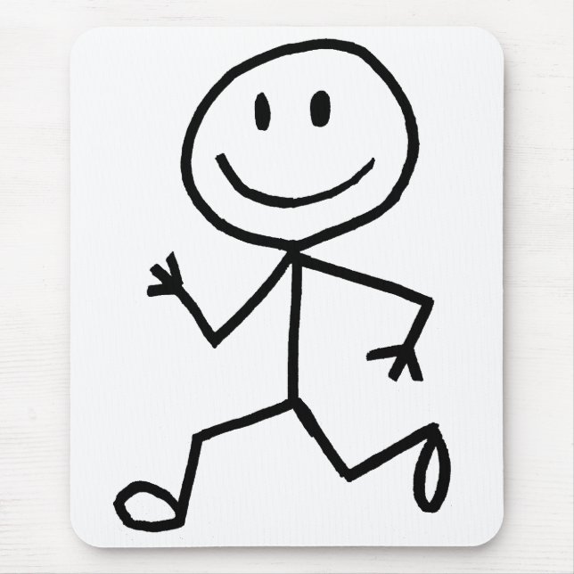 Tapis De Souris Coureur de Stickman (Devant)
