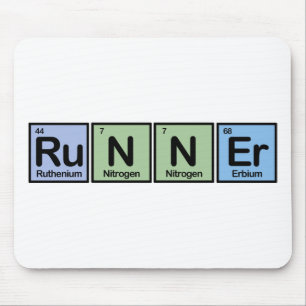 Tapis De Souris Coureur fait d'éléments