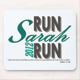 Tapis De Souris Courez la course de Sarah