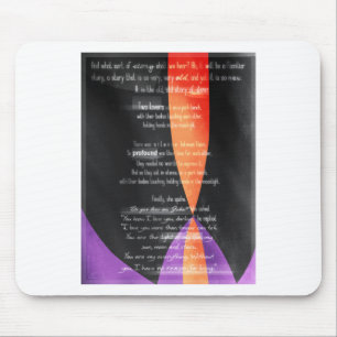 Tapis De Souris Couronne 2013 de la Caroline - amants sur un banc