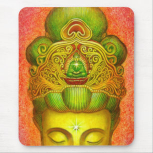 Tapis De Souris Couronne de Kuan Yin de déesse