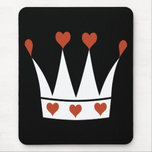 Tapis De Souris Couronne de la Reine de Cœur
