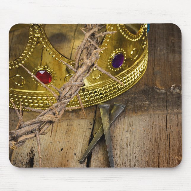 Tapis De Souris Couronne d'épines avec clous (Devant)