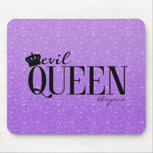 Tapis de souris Couronne Glamour Paillettes Violet