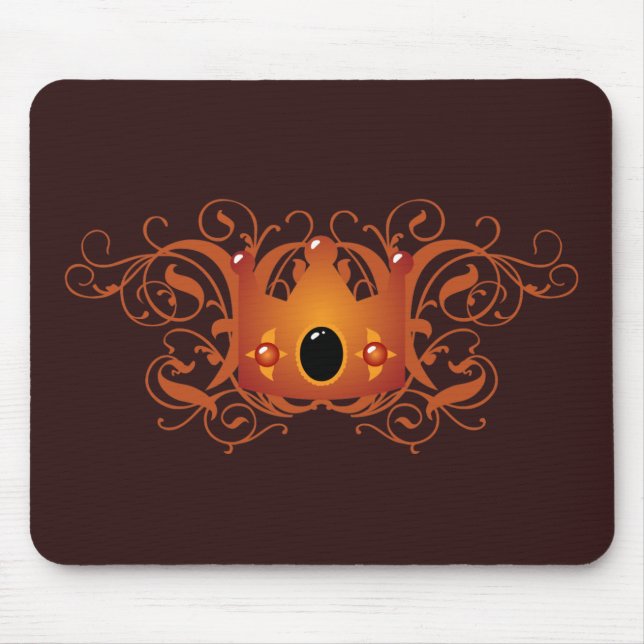 Tapis De Souris Couronne ornée (Devant)