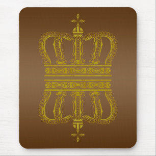 Tapis De Souris Couronne royale d'or + votre backgr. et idées