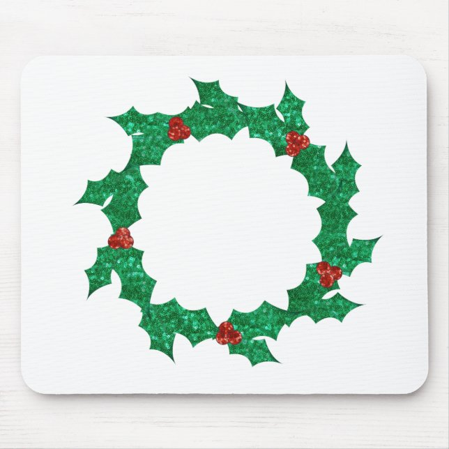 Tapis De Souris couronne saint de noël (Devant)
