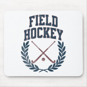 Tapis De Souris Couronnes de crosses de hockey sur gazon Design un