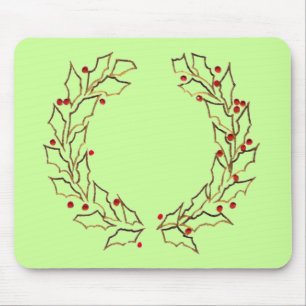 Tapis De Souris Couronnes de Noël Pad