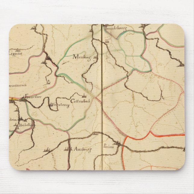 Tapis De Souris Cours d'eau et Vallée d'Allemagne (Devant)