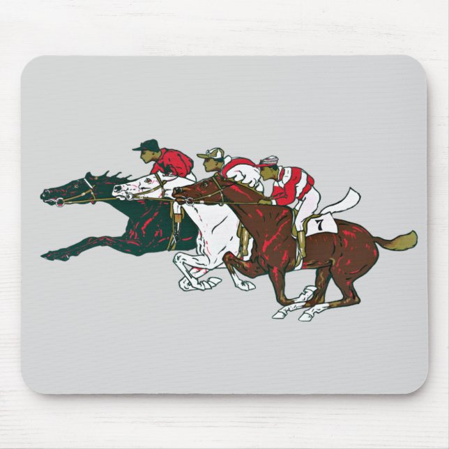 Tapis De Souris Course Chevaux Souris Pad (Devant)