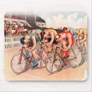Tapis De Souris Course de bicyclette