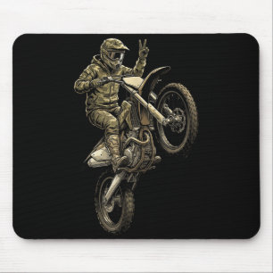 Tapis De Souris Course de moto cross moto sale camouflage pilote g