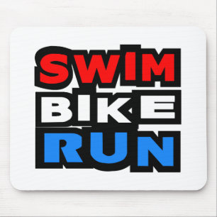 Tapis De Souris Course de vélo de bain