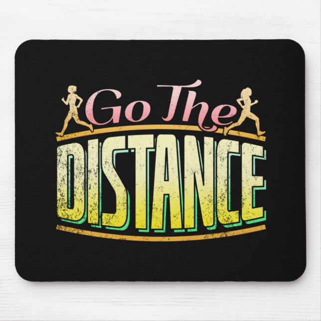 Tapis De Souris Course longue distance pour femmes - Marathon Runn (Devant)
