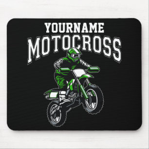 Tapis De Souris Course Motocross Dirt Bike Rider personnalisée