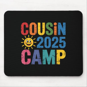 Tapis De Souris Cousin Camp 2025 Chemise - Colorful Family Reunion