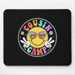 Tapis De Souris Cousin Camp 2025 Équipe de camping drôle d'été Fam