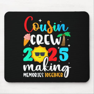 Tapis De Souris Cousin Crew 2025 Summer Vacation Beach Voyage en f
