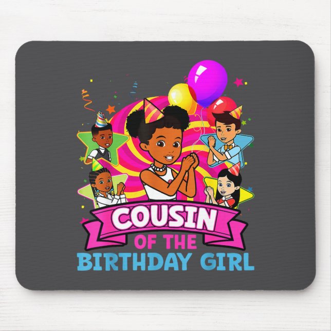 Tapis De Souris Cousin Of Birthday Girl Gracie Nk Doll Family Deco (Devant)