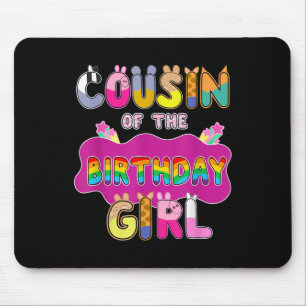 Tapis De Souris Coussin Du Décor Fille Fille Famille Cochon Fête A