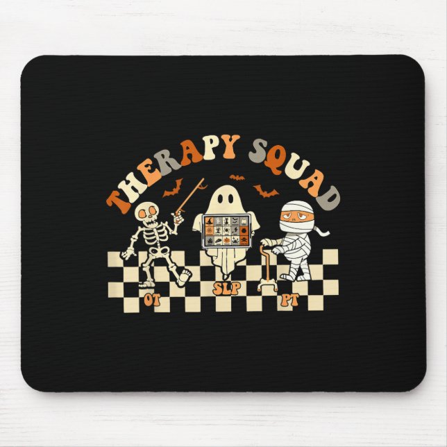 Tapis De Souris Coûts de l'infirmière d'Halloween de l'équipe de t (Devant)