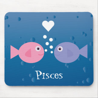 Tapis De Souris Coutume mignonne de poissons de Poissons de bande