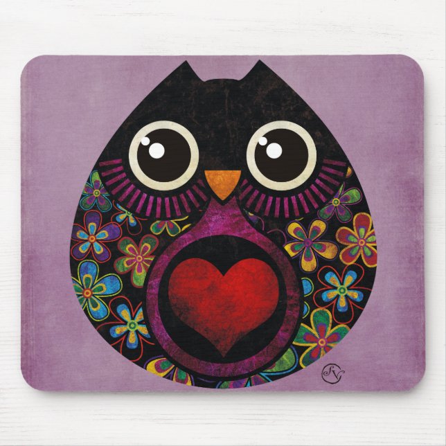 Tapis De Souris couver d'hibou (Devant)