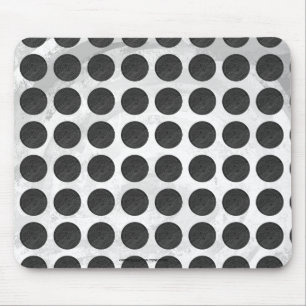Tapis De Souris Couvercles de trou en marbre noir