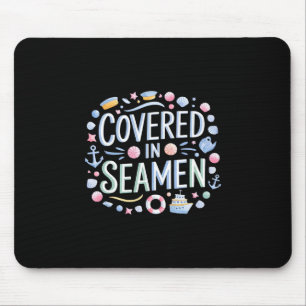 Tapis De Souris Couvert de sperme Drôle de femme sarcastique maman